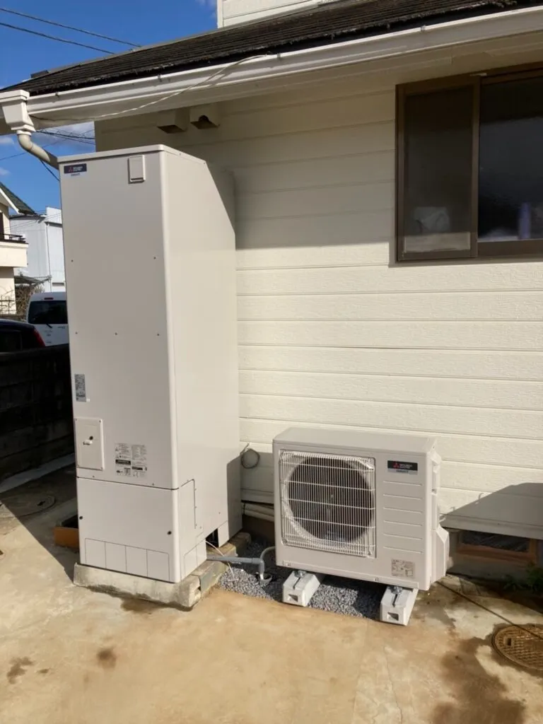 石岡市K様 エコキュート 入替工事